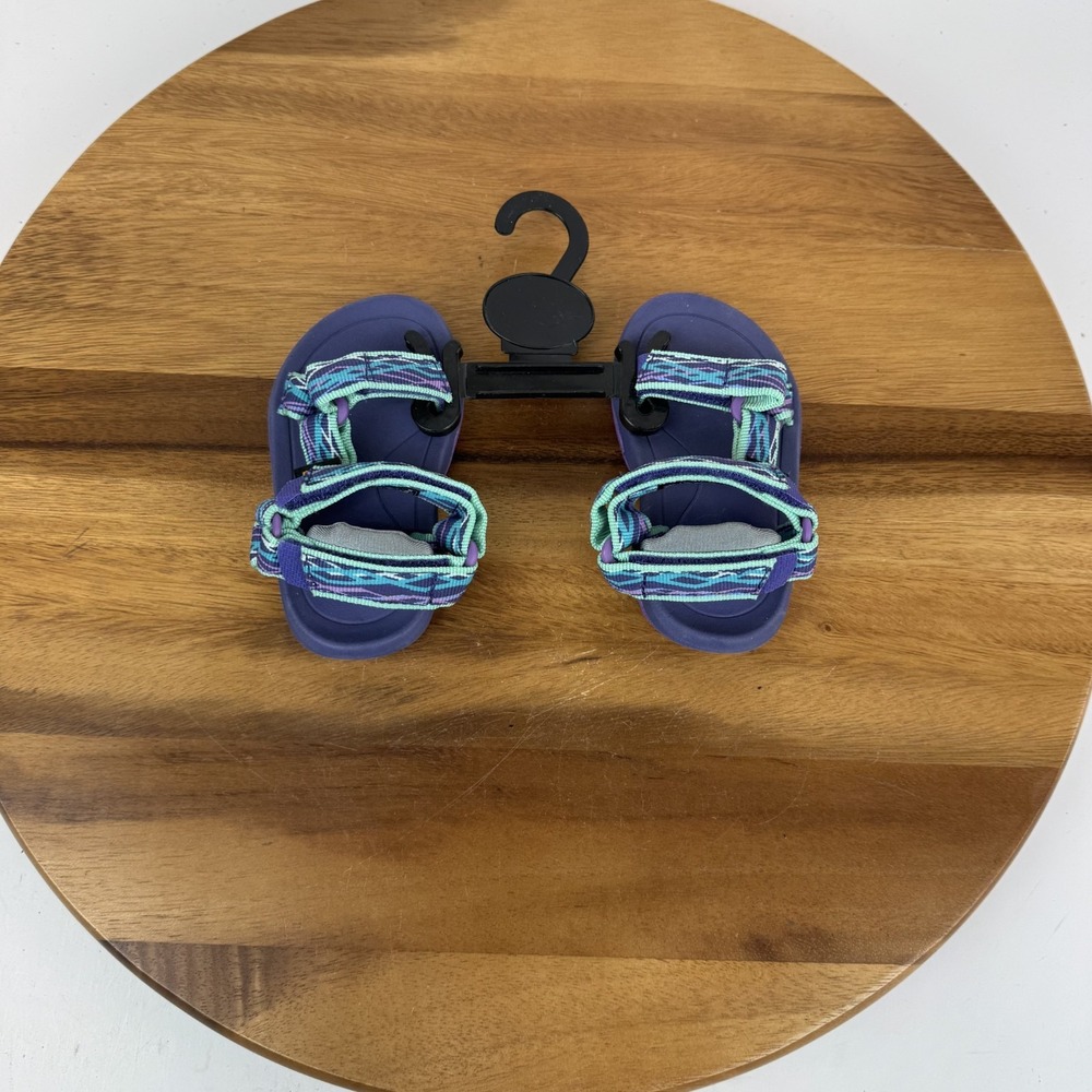 New Little Kids Teva Midform Universal Purple Outdoor Sandals Shoes‎ Size 4 C